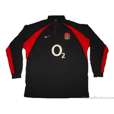 2002-03 England Rugby Nike Away L/S Jersey