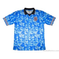 1990-92 England Score Draw Third Shirt