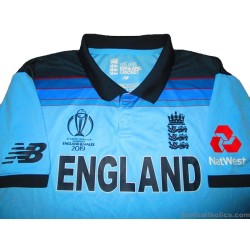 2019 England Cricket New Balance 'World Cup Champions' ODI Jersey