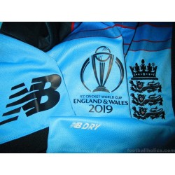 2019 England Cricket New Balance 'World Cup' ODI Jersey