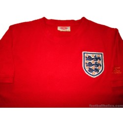 1970 England 'World Cup' Umbro Away Airtex Shirt Moore #6