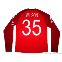 2020 England Cricket New Balance 'World Cup' Match Worn T20 Jersey Wilson #35